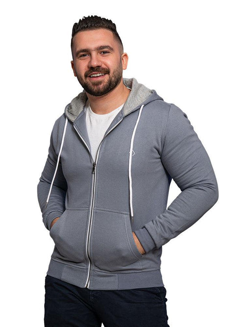 Blue - Grey SW Zipper - Khotwh